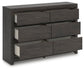 Fraluna Six Drawer Dresser