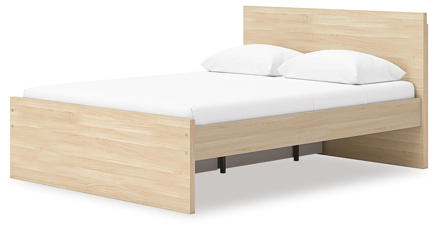 Onita Queen Panel Platform Bed with 1 Side Storage
