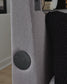 Verishaw King Upholstered Bed with Wireless Audio