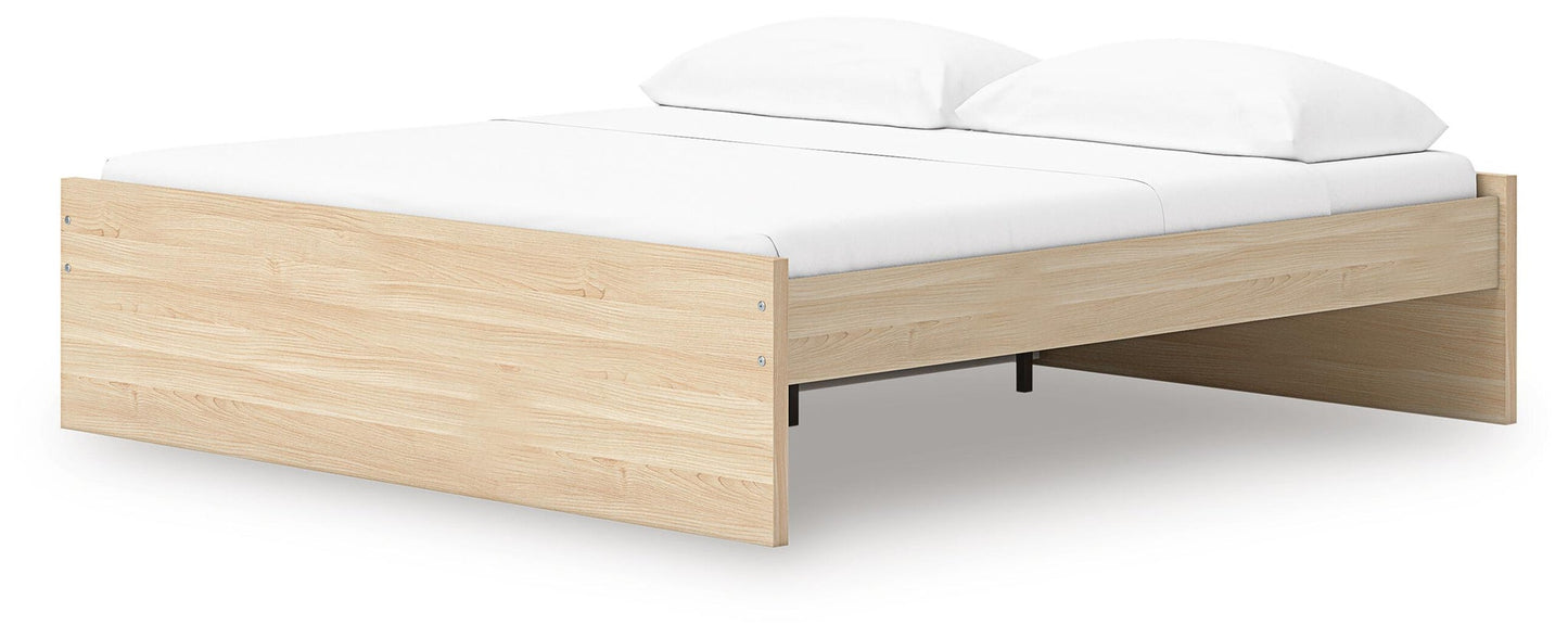 Onita King Platform Bed with 1 Side Storage