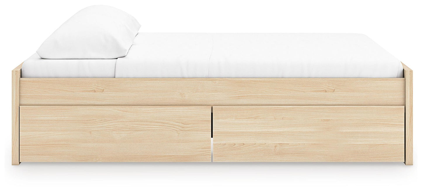 Onita King Platform Bed with 1 Side Storage