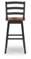 Wildenauer Tall Swivel Barstool (2/CN)
