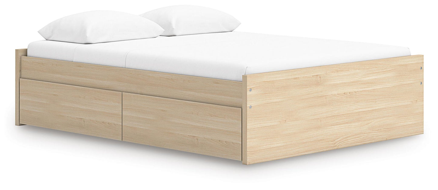 Onita Queen Platform Bed with 2 Side Storage