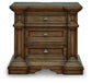 Frantanna Three Drawer Night Stand
