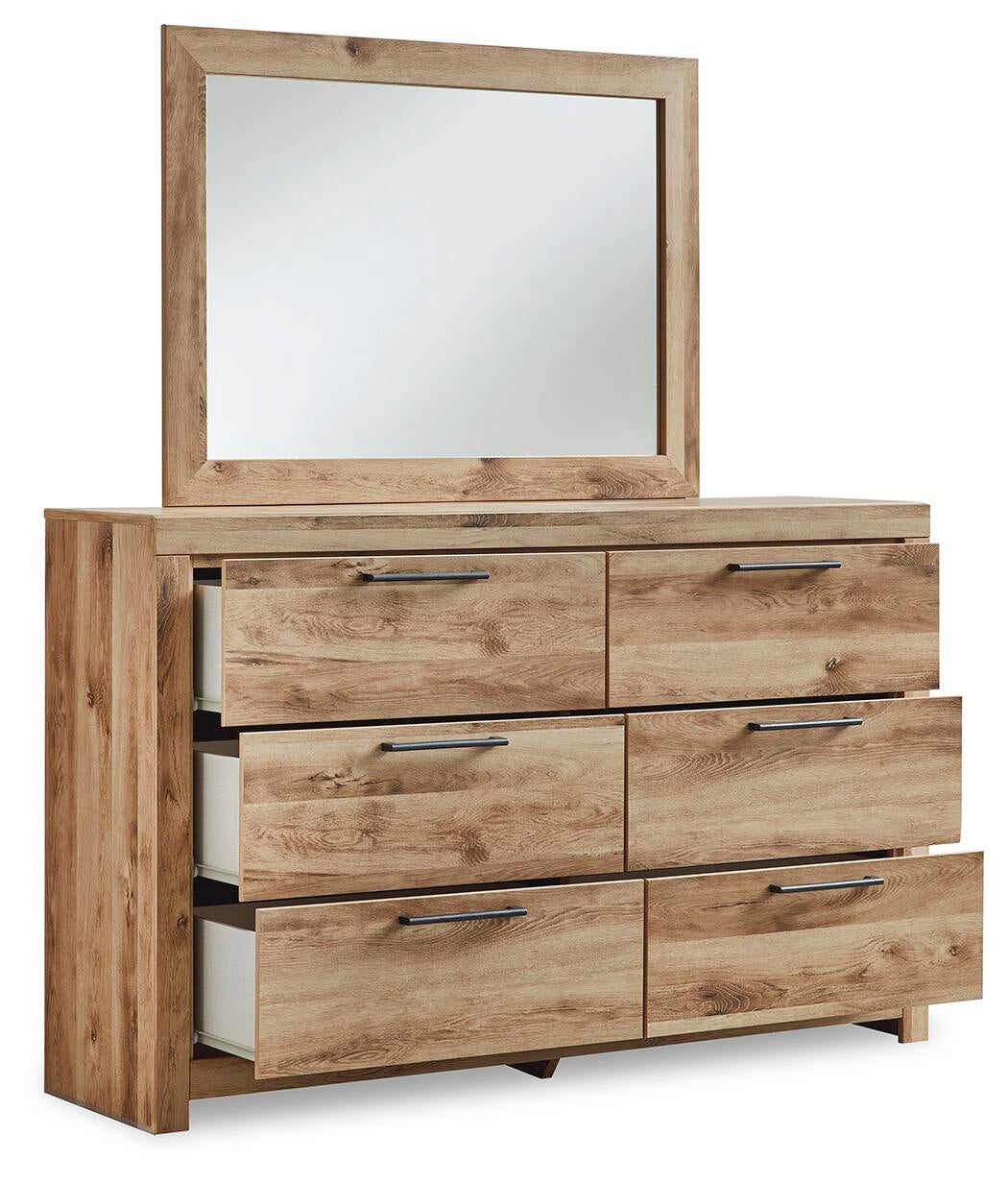 Hyanna Twin Panel Headboard, Dresser, Mirror and Nightstand