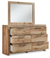 Hyanna Twin Panel Bed, Dresser, Mirror, Chest and Nightstand