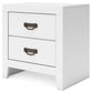 Binterglen Queen Panel Bed with Mirrored Dresser and Nightstand