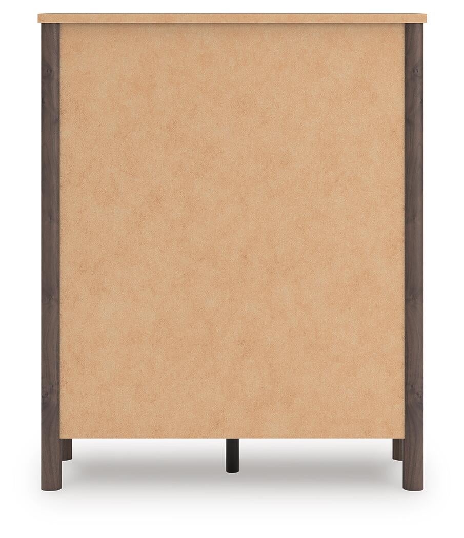 Cadmori King Panel Platform Bed, Dresser, Mirror, Chest and Nightstand