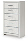 Birmonton California King Upholstered Bed, Dresser, Mirror, Chest and Nightstand