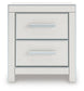 Birmonton California King Upholstered Bed, Dresser, Mirror and Nightstand