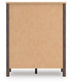 Cadmori Queen Upholstered Panel Bed, Dresser, Mirror, Chest and Nightstand