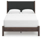 Pamytta Queen Upholstered Panel Bed, Dresser, Mirror and Nightstand