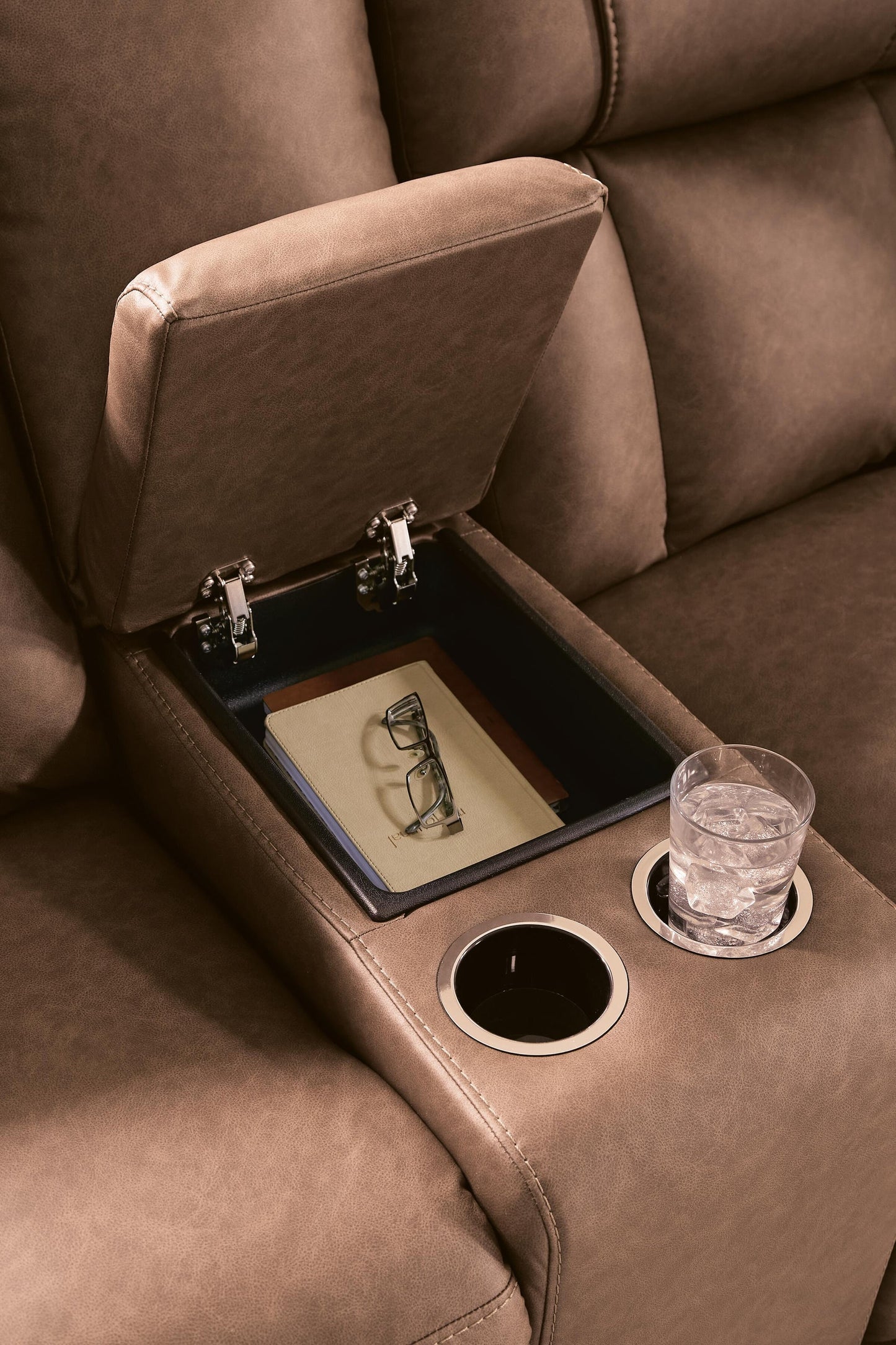 Mackmenville Reclining Sofa and Reclining Loveseat with Console