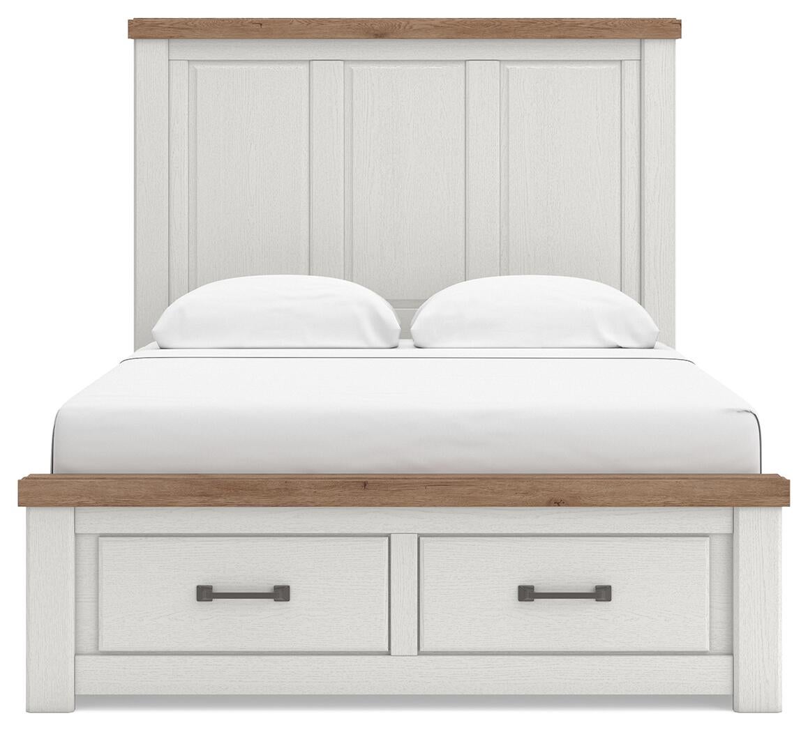 Savonport Queen Panel Storage Bed, Dresser and Mirror