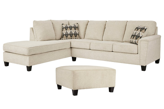 Abinger 2-Piece Sectional with Ottoman Walker Mattress and Furniture