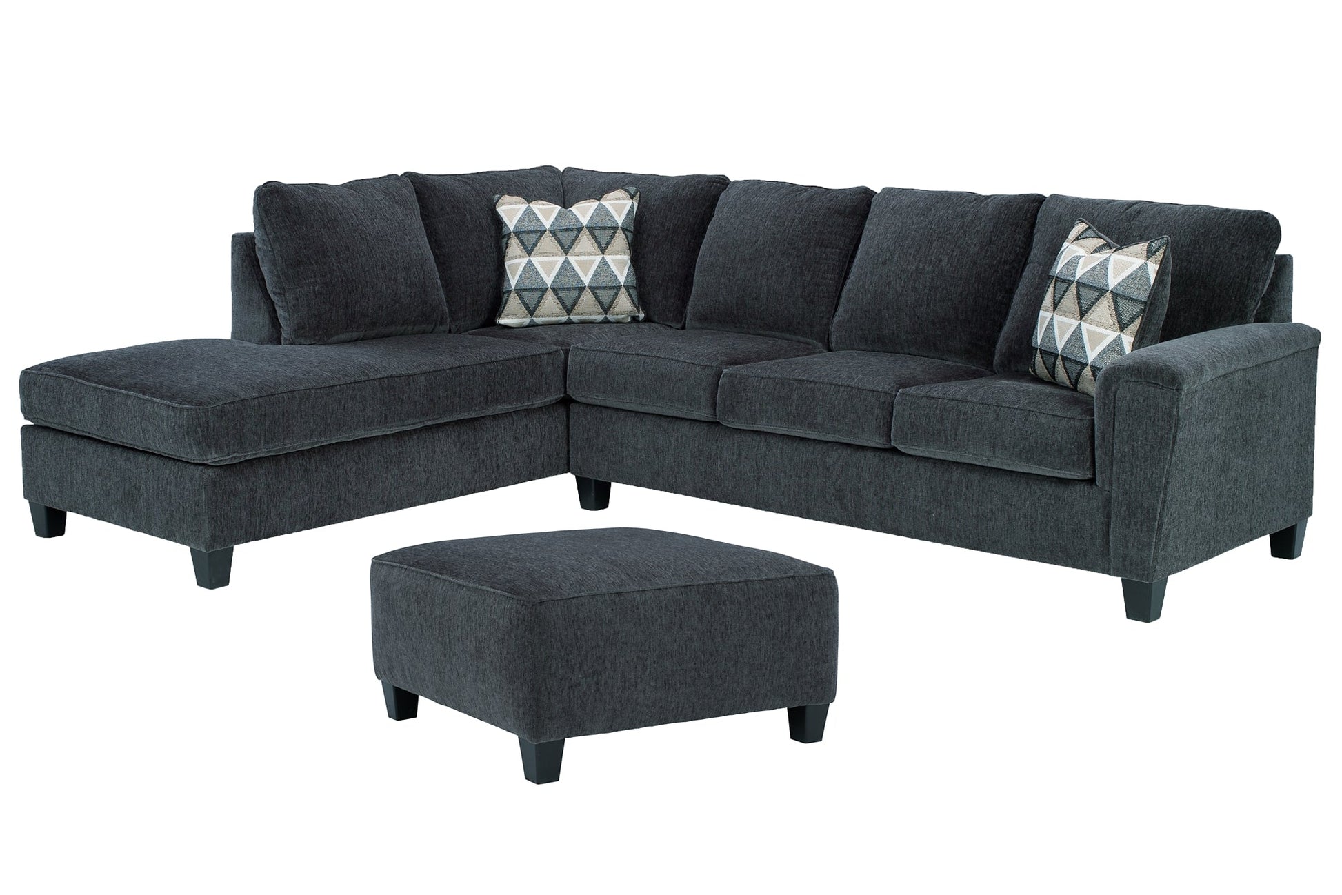 Abinger 2-Piece Sectional with Ottoman Walker Mattress and Furniture