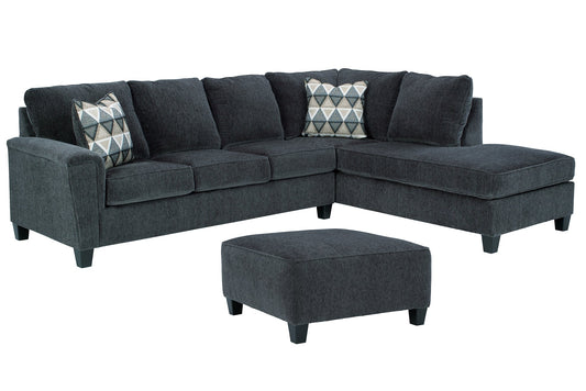 Abinger 2-Piece Sectional with Ottoman Walker Mattress and Furniture