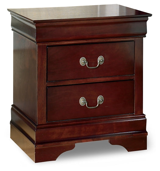 Alisdair Two Drawer Night Stand Walker Mattress and Furniture