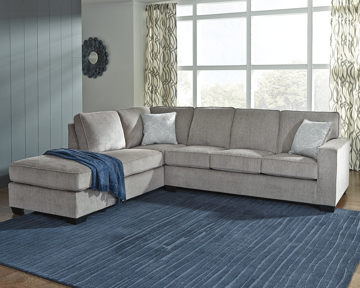 Altari 2-Piece Sectional with Chaise at Walker Mattress and Furniture