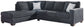 Altari 2-Piece Sectional with Chaise at Walker Mattress and Furniture