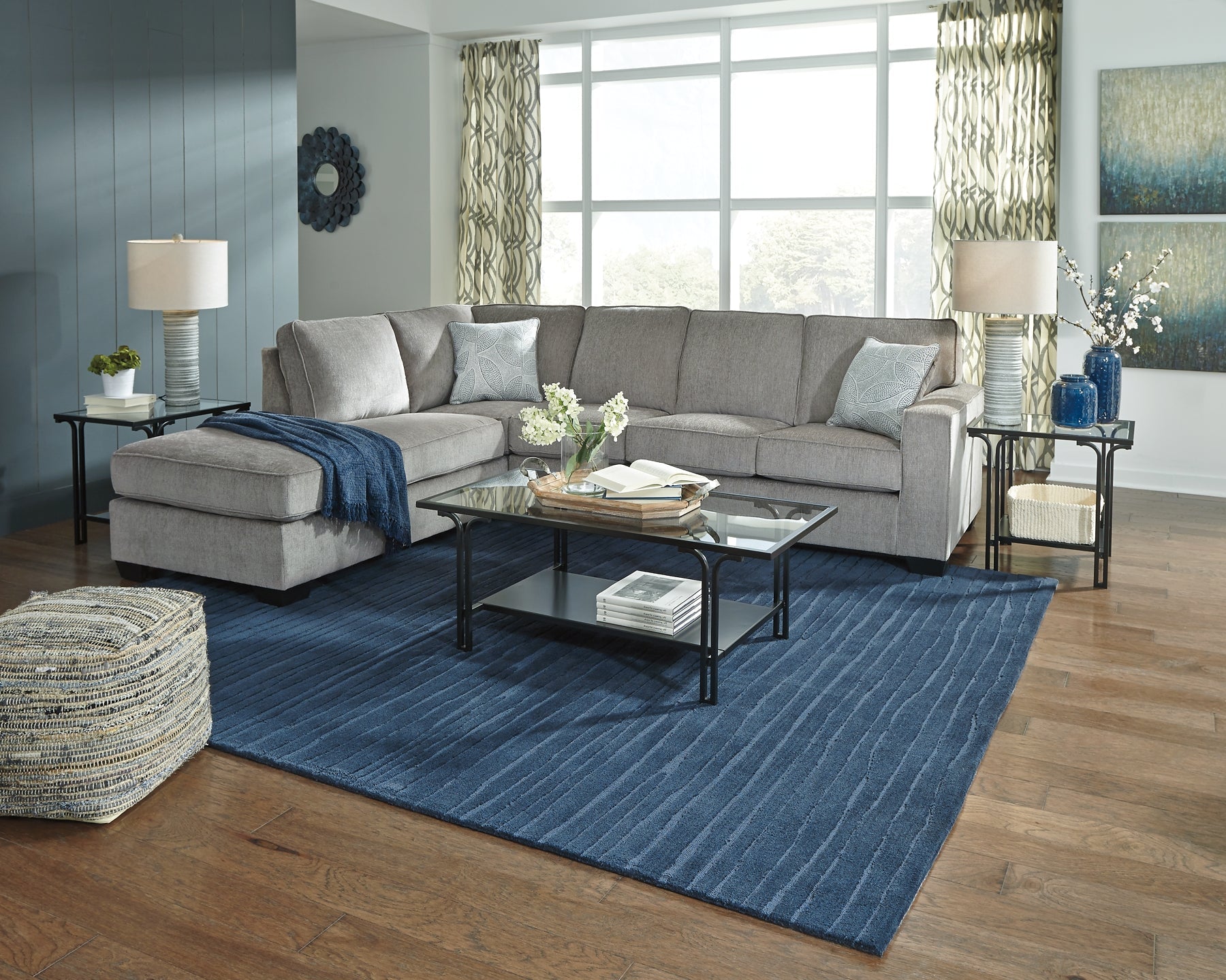 Altari 2-Piece Sectional with Chaise at Walker Mattress and Furniture