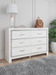 Altyra King Bookcase Headboard with Dresser at Walker Mattress and Furniture
