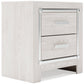 Altyra King Panel Bookcase Bed with Mirrored Dresser and 2 Nightstands at Walker Mattress and Furniture