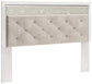 Altyra King Panel Headboard with Mirrored Dresser, Chest and 2 Nightstands at Walker Mattress and Furniture