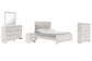Altyra Queen Panel Bed with Mirrored Dresser, Chest and Nightstand at Walker Mattress and Furniture