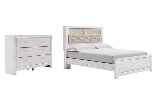 Altyra Queen Panel Bookcase Bed with Dresser at Walker Mattress and Furniture