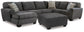 Ambee 3-Piece Sectional with Ottoman at Walker Mattress and Furniture