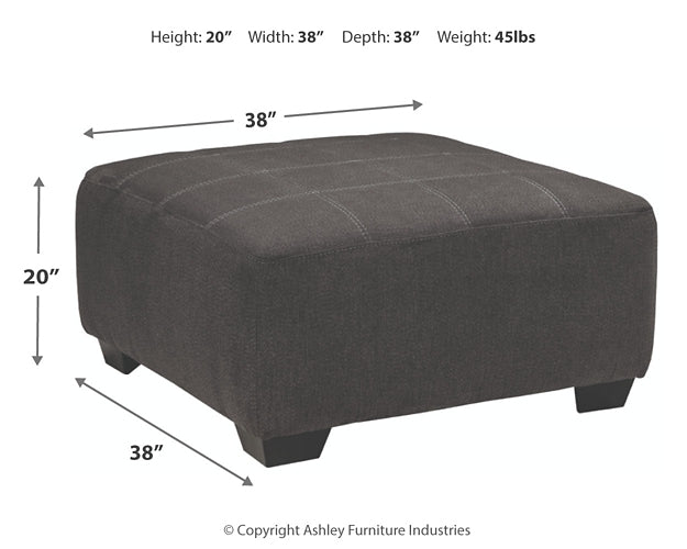 Ambee 3-Piece Sectional with Ottoman at Walker Mattress and Furniture
