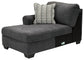 Ambee 3-Piece Sectional with Ottoman at Walker Mattress and Furniture