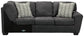 Ambee 3-Piece Sectional with Ottoman at Walker Mattress and Furniture