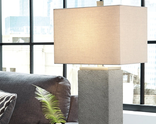 Amergin Poly Table Lamp (2/CN) at Walker Mattress and Furniture