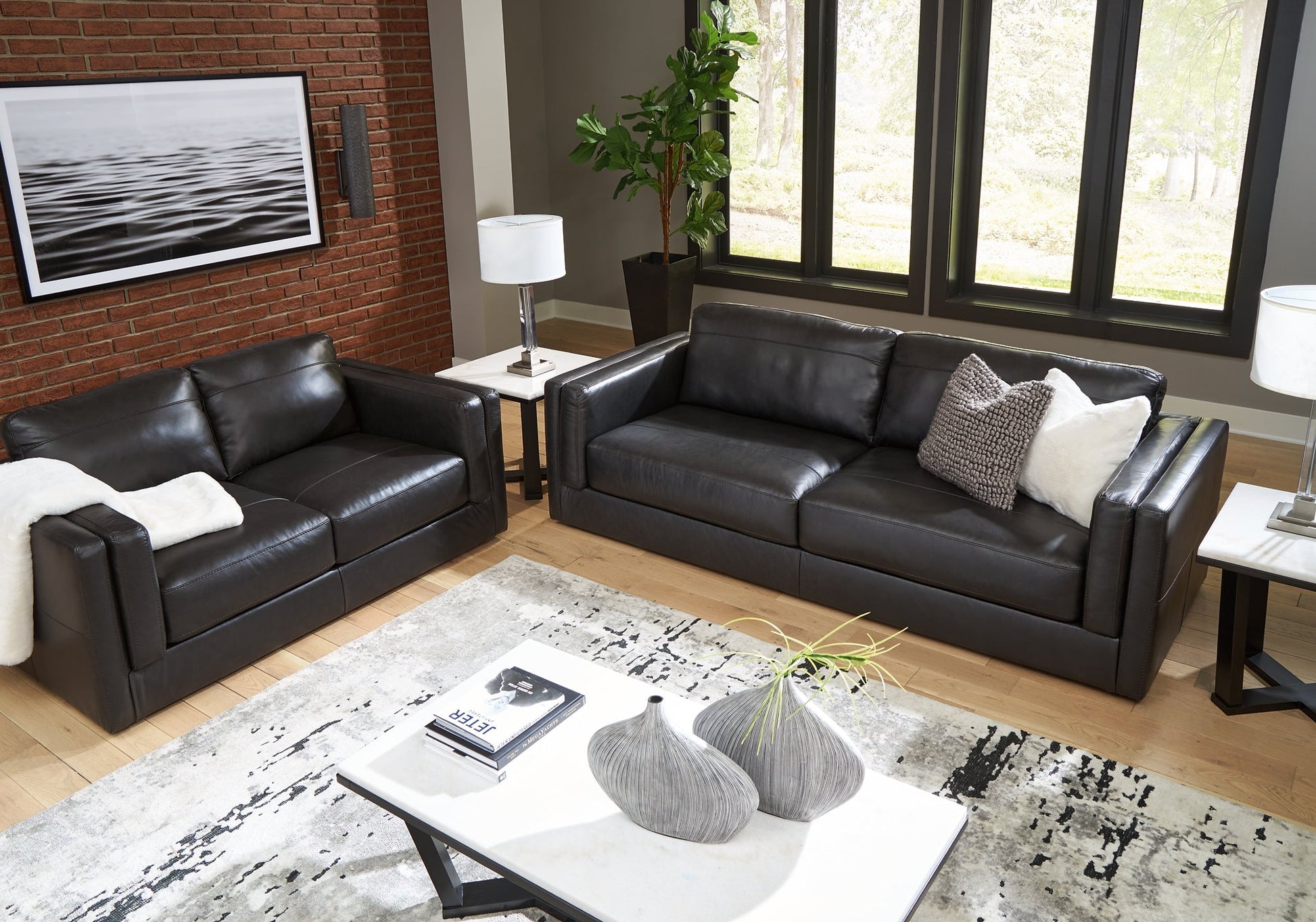 Amiata Sofa and Loveseat at Walker Mattress and Furniture