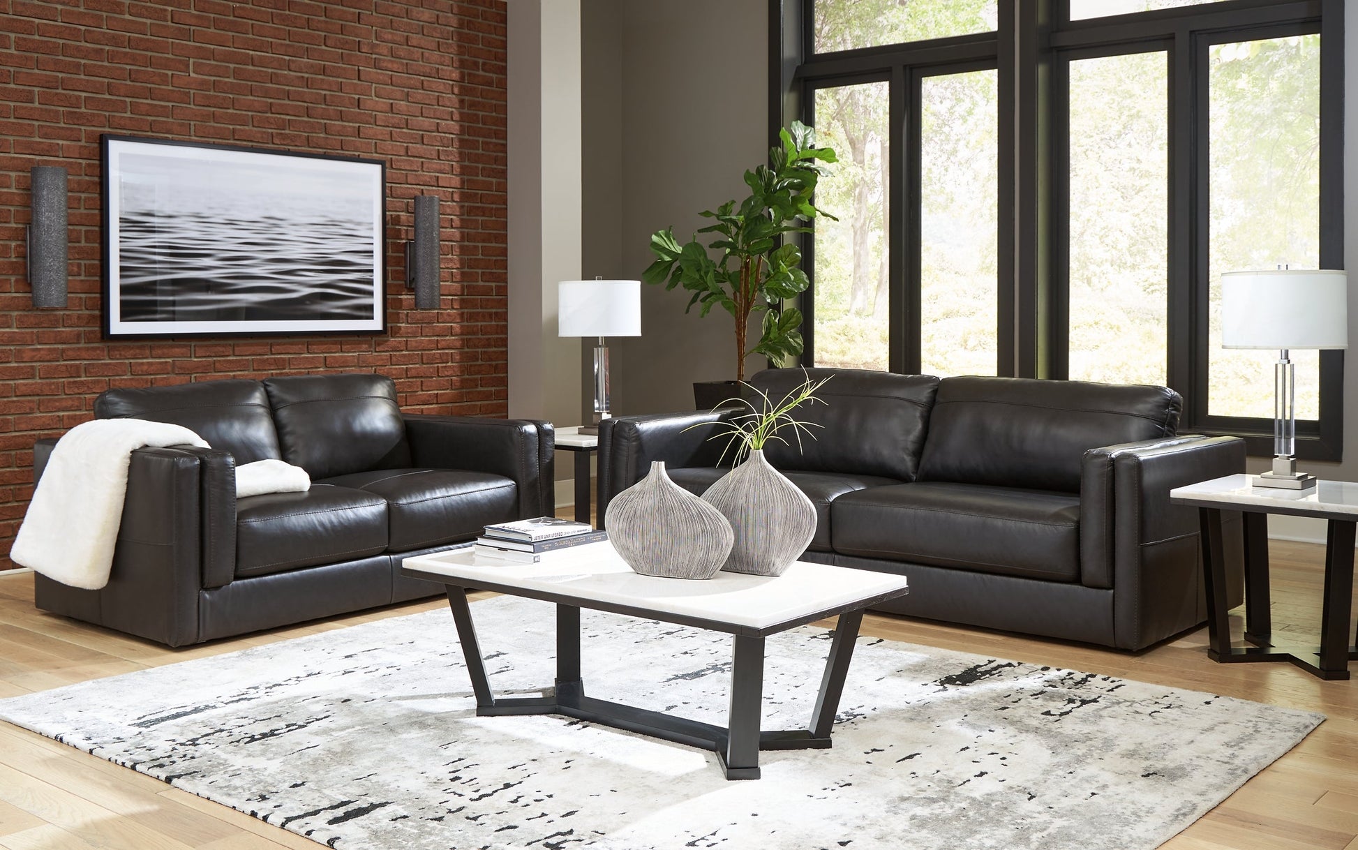Amiata Sofa and Loveseat at Walker Mattress and Furniture
