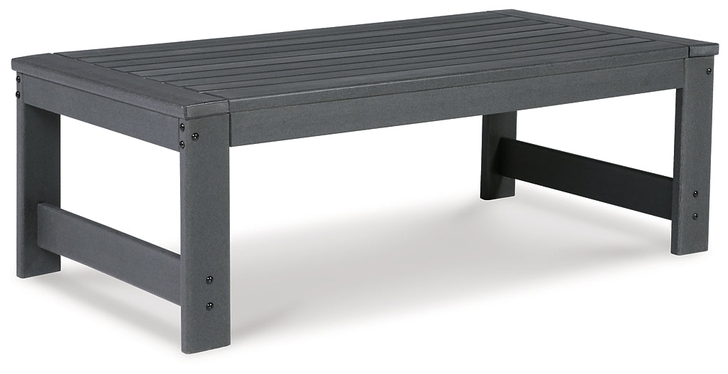 Amora Outdoor Sofa with Coffee Table at Walker Mattress and Furniture