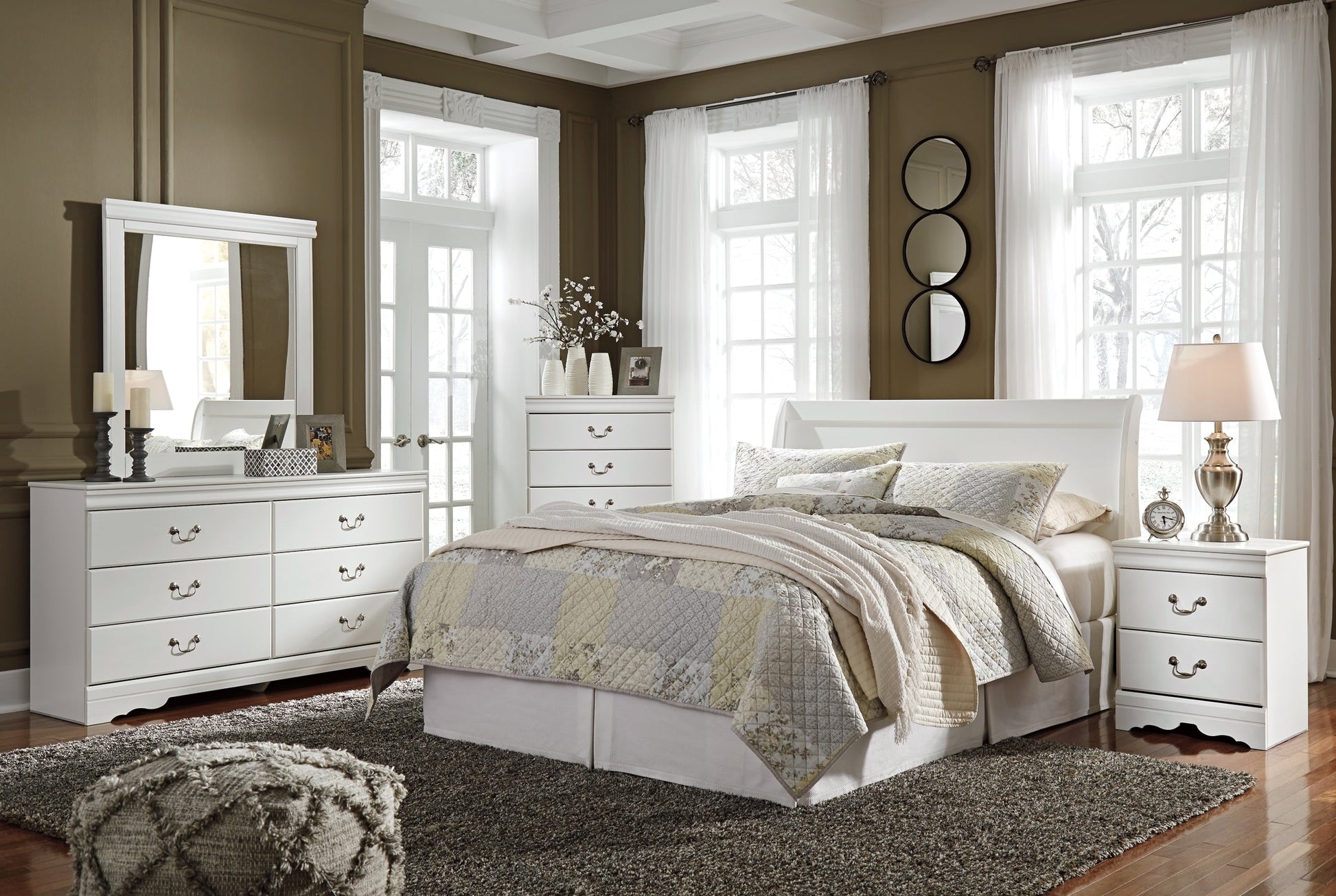 Anarasia Dresser and Mirror at Walker Mattress and Furniture