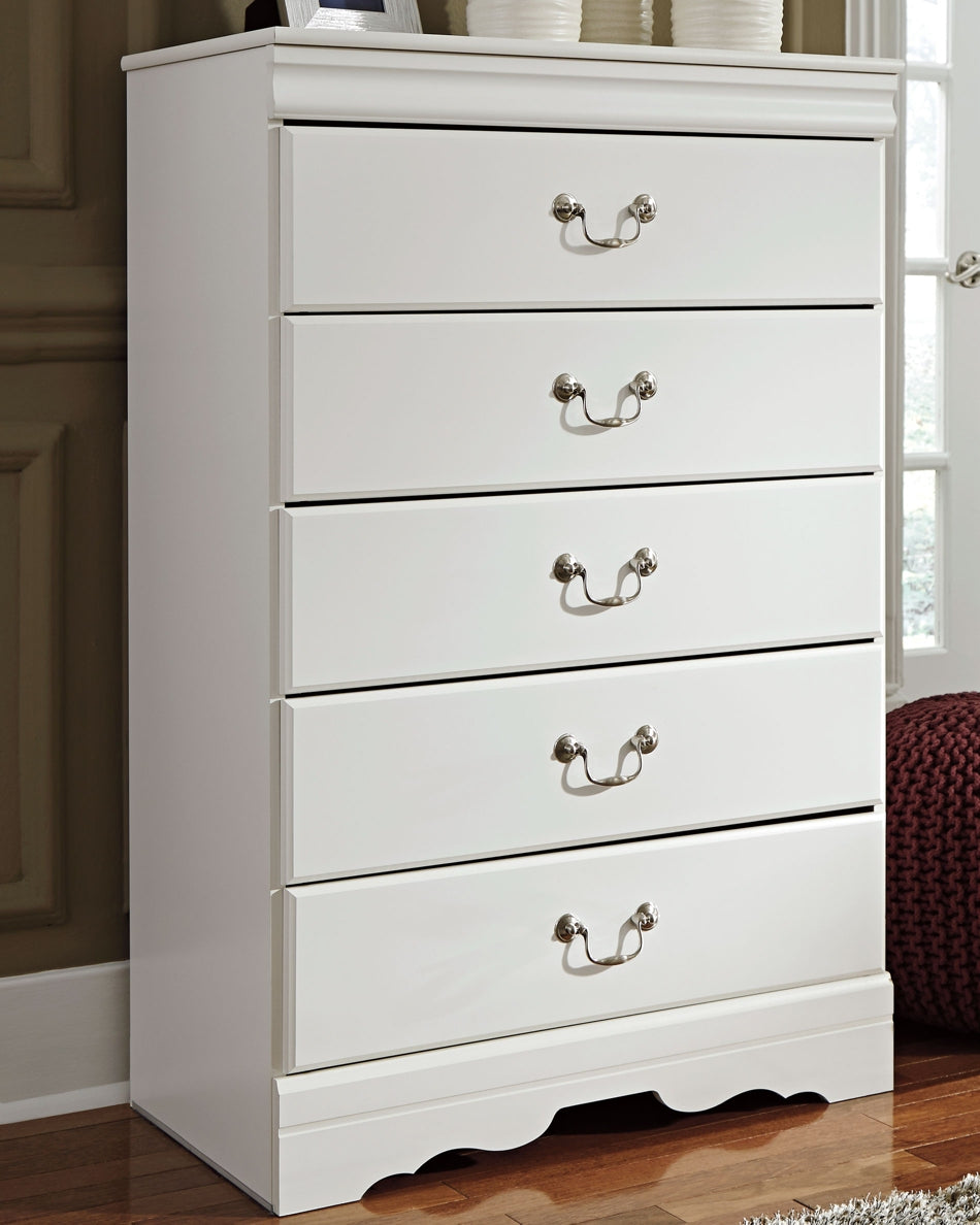 Anarasia Five Drawer Chest at Walker Mattress and Furniture