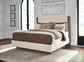 Anibecca California King Upholstered Bed with Mirrored Dresser, Chest and 2 Nightstands at Walker Mattress and Furniture