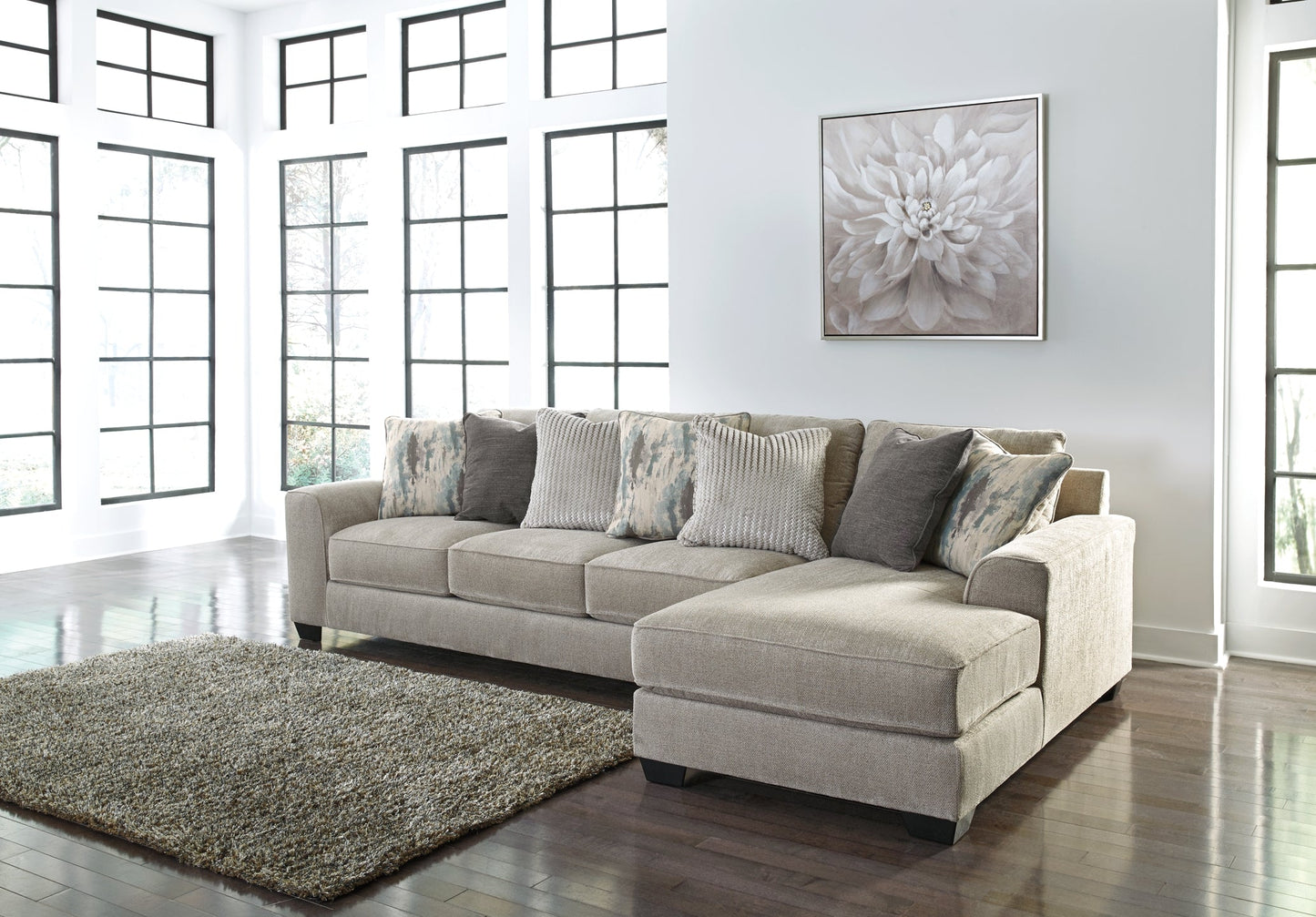 Ardsley 2-Piece Sectional with Chaise at Walker Mattress and Furniture
