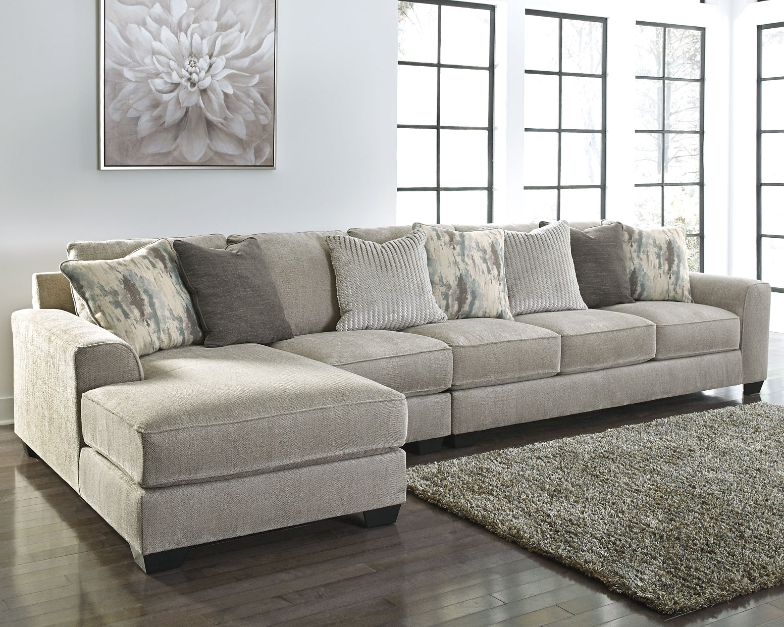 Ardsley 3-Piece Sectional with Chaise at Walker Mattress and Furniture