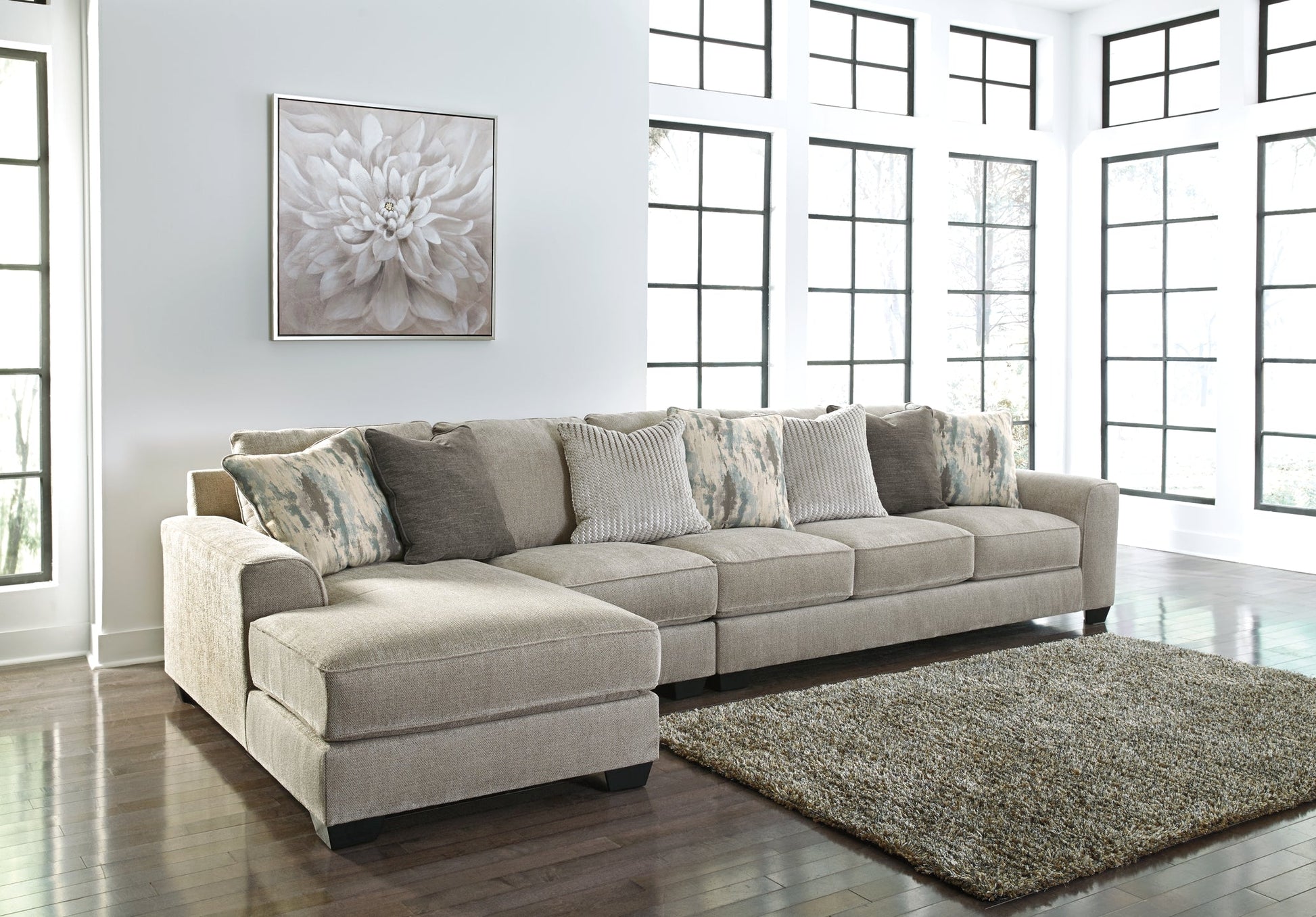Ardsley 3-Piece Sectional with Chaise at Walker Mattress and Furniture