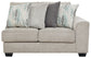 Ardsley 3-Piece Sectional with Ottoman at Walker Mattress and Furniture