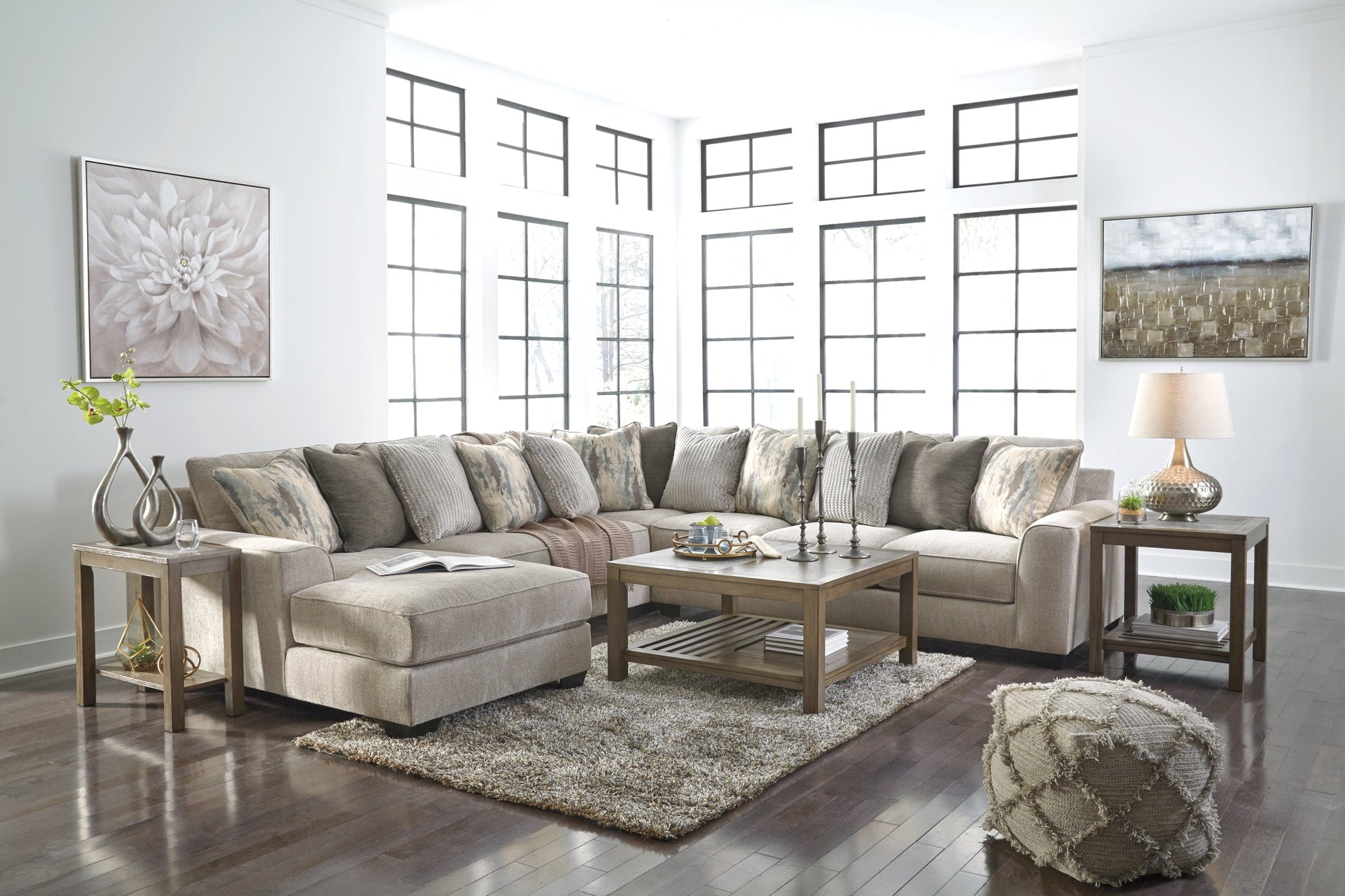 Ardsley 4-Piece Sectional with Chaise at Walker Mattress and Furniture