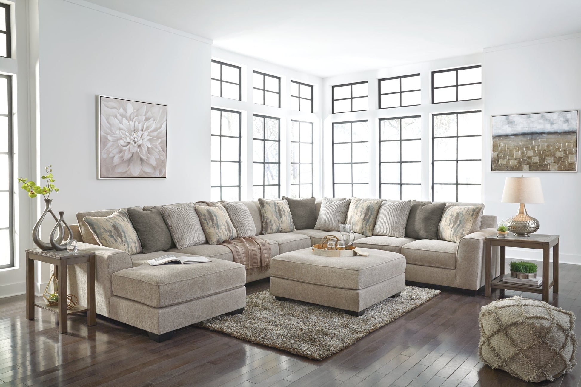 Ardsley 5-Piece Sectional with Chaise at Walker Mattress and Furniture