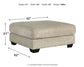 Ardsley Oversized Accent Ottoman at Walker Mattress and Furniture
