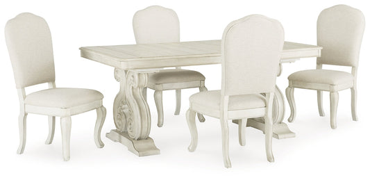 Arlendyne Dining Table and 4 Chairs at Walker Mattress and Furniture