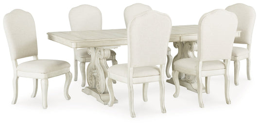 Arlendyne Dining Table and 6 Chairs at Walker Mattress and Furniture